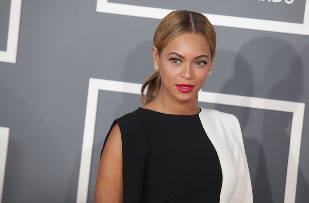 Beyonce at red carpet