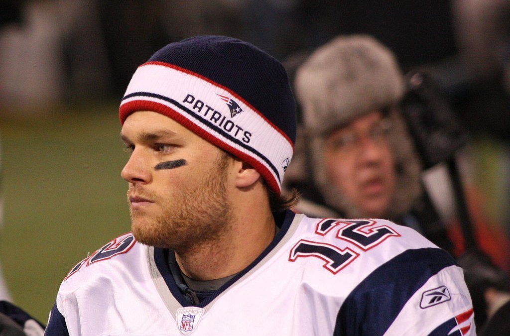 Tom Brady in football uniform