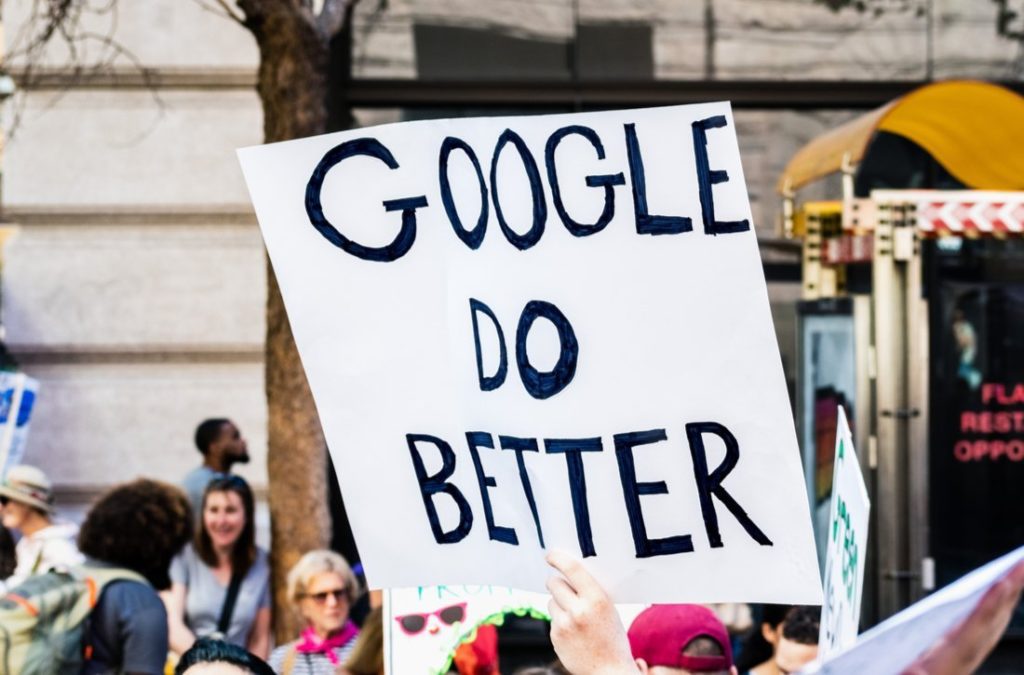 Protest against Google