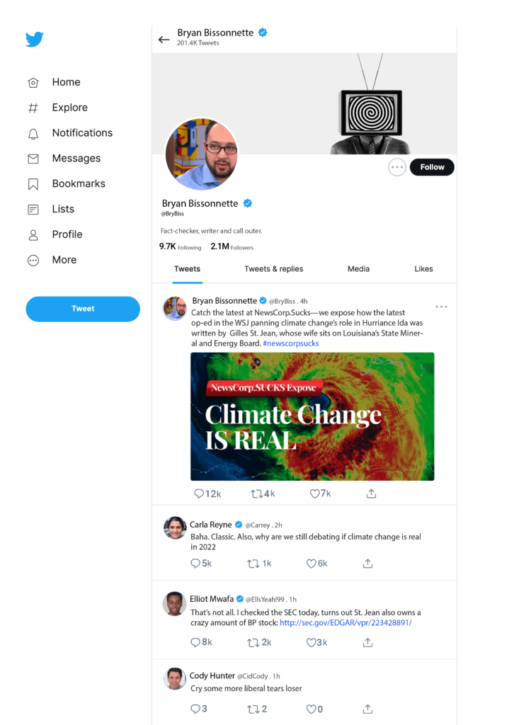 Twitter account for the man behind NewsCorp.Sucks